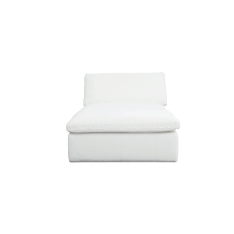 Miles Outdoor Chaise White