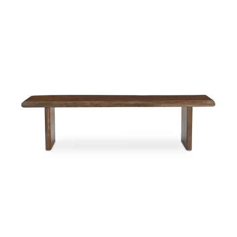 Lila Dining Bench Small Brown