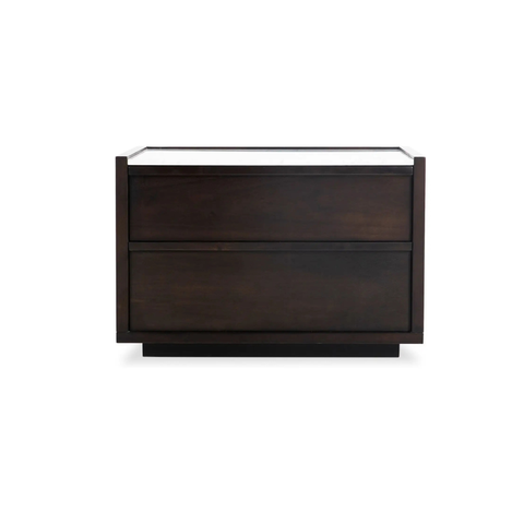Ashcroft Nightstand Dark Grey