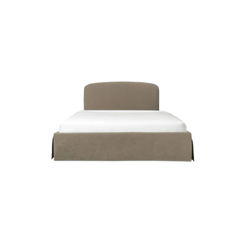 Joan Queen Storage Bed Taupe