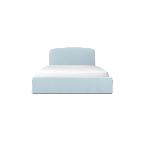 Joan Queen Storage Bed Light Blue