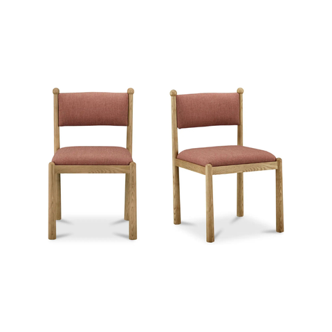 Villetta Dining Chair Deep Pink - Set Of Two