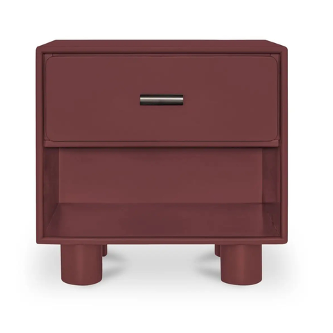 Jolene Nightstand Deep Red