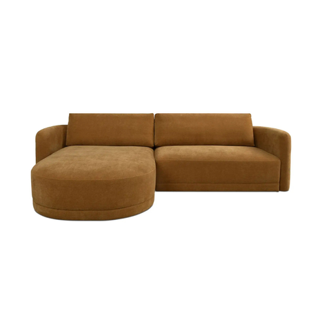 Emmy Sectional Ginger Left