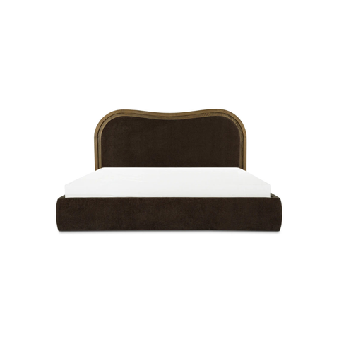 Camilla King Bed Warm Brown