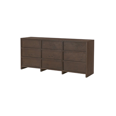 Jenson 9 Drawer Dresser Brown