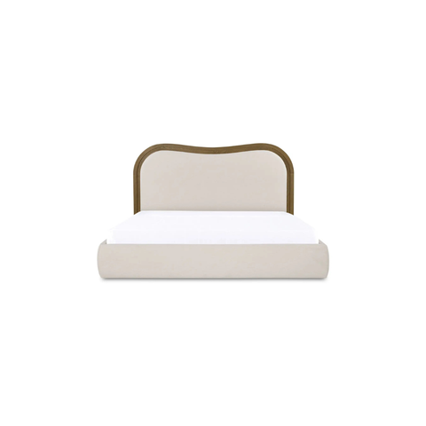 Camilla King Bed Oat