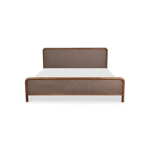 Rye King Bed Warm Brown