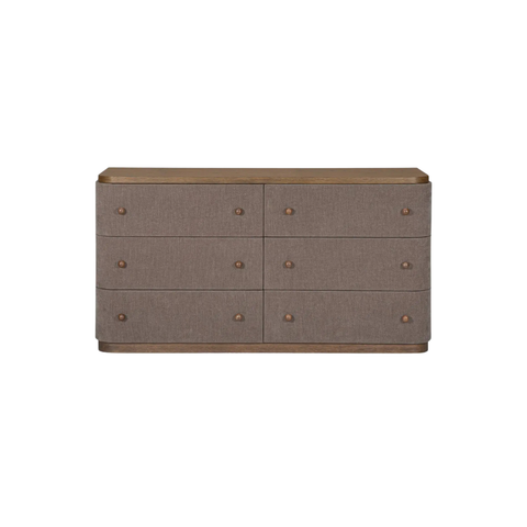 Simone 6 Drawer Dresser Brown