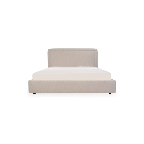 Simon King Storage Bed Flecked Beige