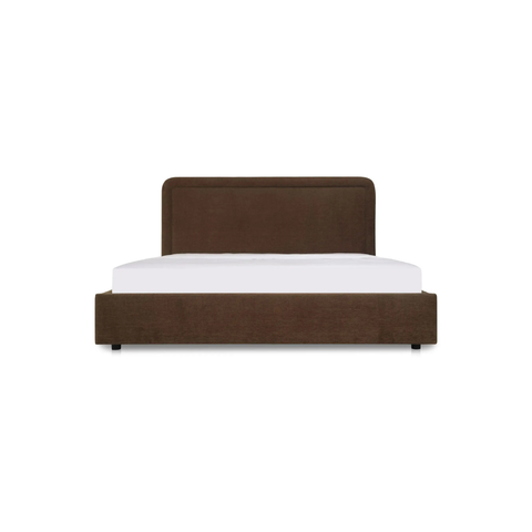 Simon King Storage Bed Brown