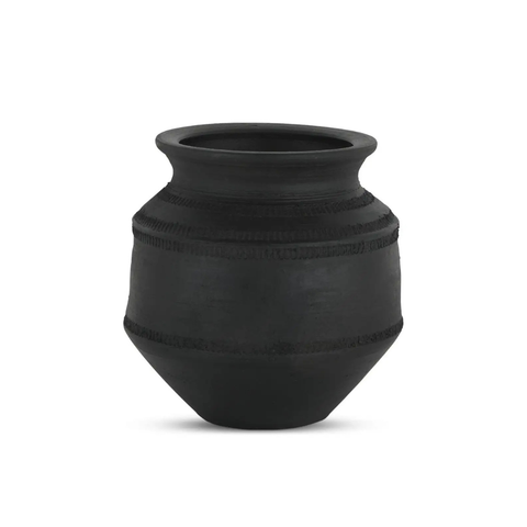 Astra Vessel Black Terracotta