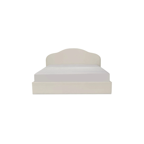 Maggie King Storage Bed Cream