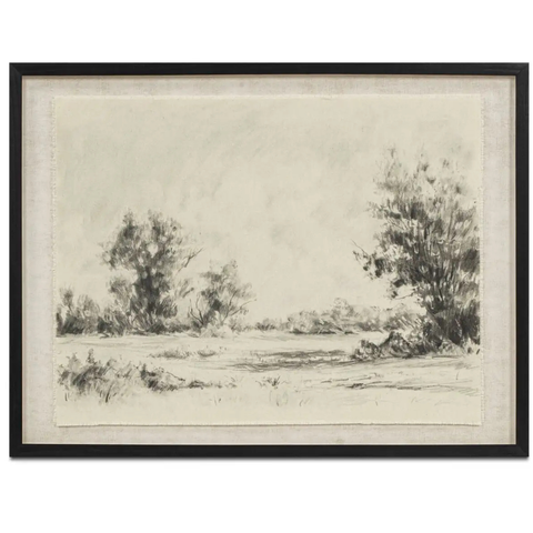 Briar Framed Print On Linen