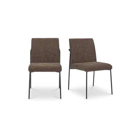 Danny Dining Chair Dark Brown Set of Two
