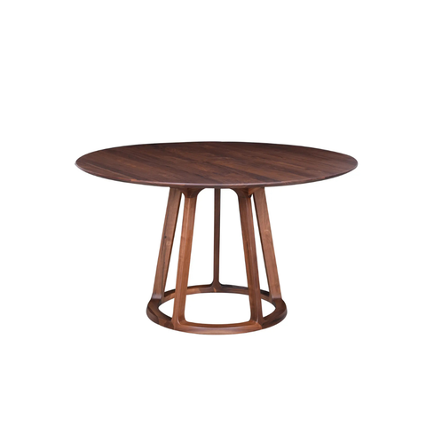 Aldo Round Dining Table Walnut