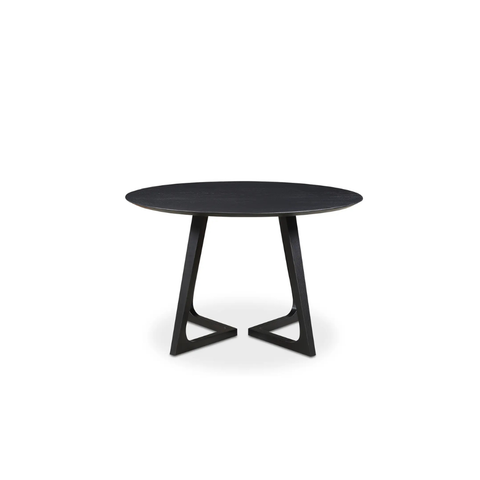 Godenza Round Dining Table Black