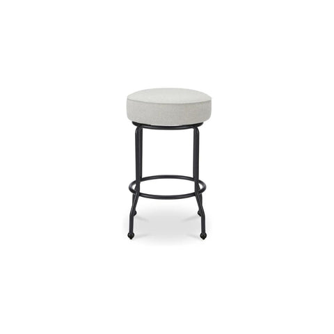 Kelsey Swivel Counter Stool Beige
