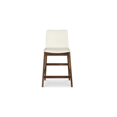 Deco Counter Stool White PVC