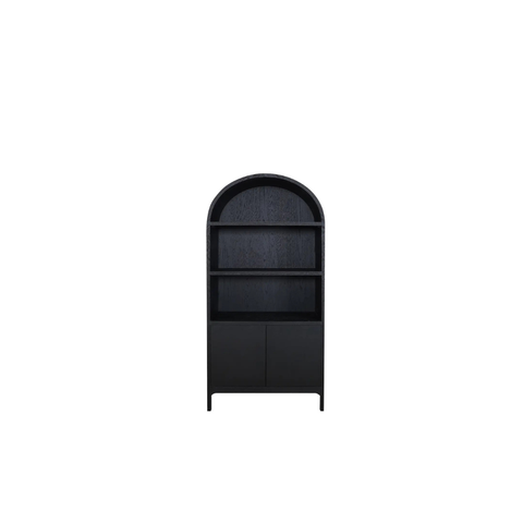 Wilde Display Cabinet Black Oak