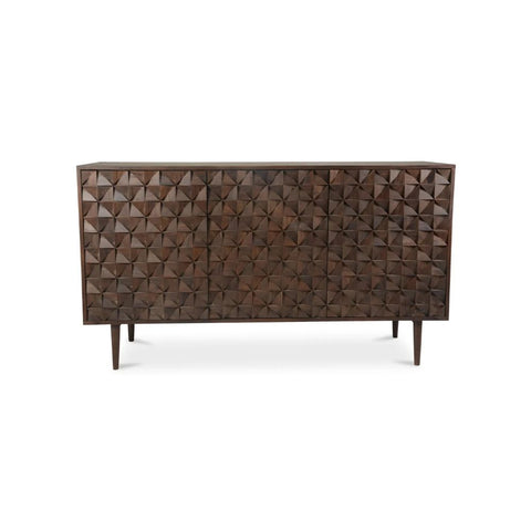 Pablo 3 Door Sideboard Dark Brown
