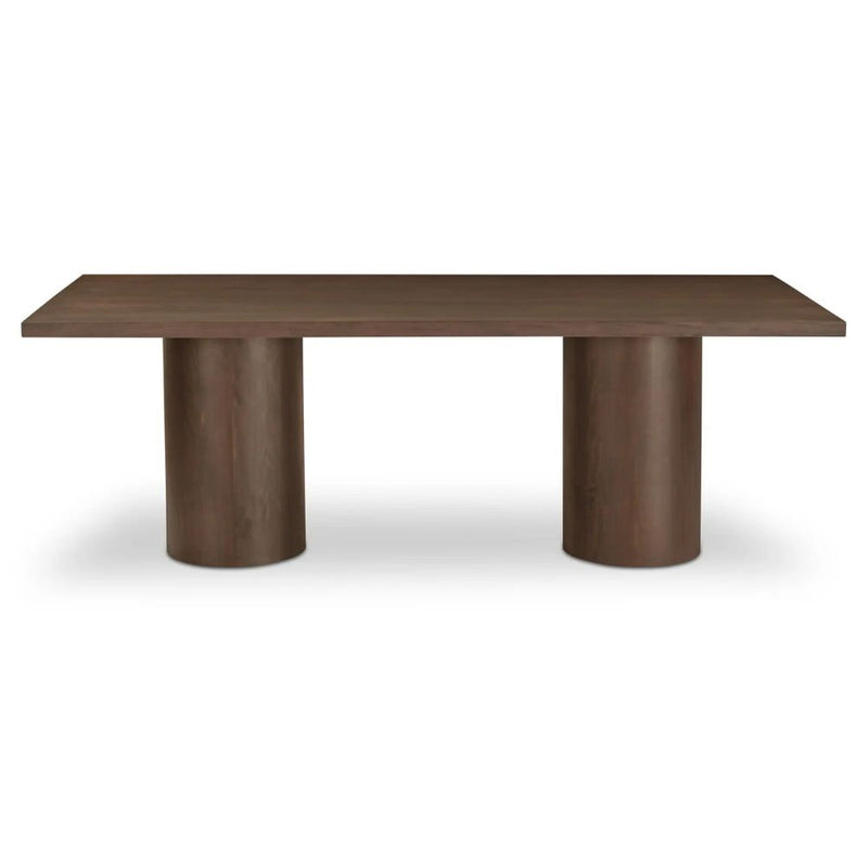 Hadley Dining Table Small Warm Brown