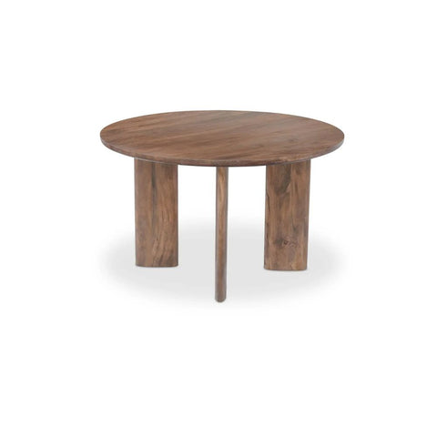 Lia Round Dining Table Dark Brown