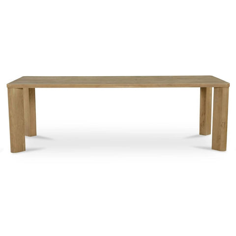 Segment Dining Table Wood Large Heritage Brown