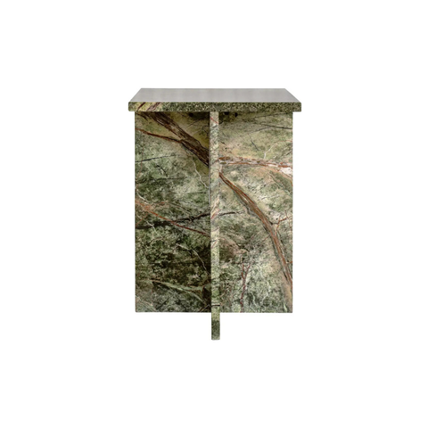 Blair Accent Table Rainforest Green Marble