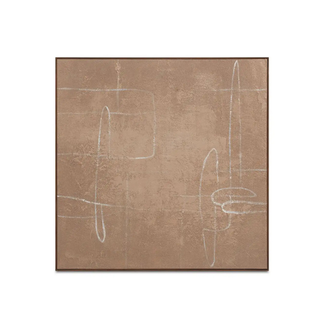 Notion Framed Painting Brown
