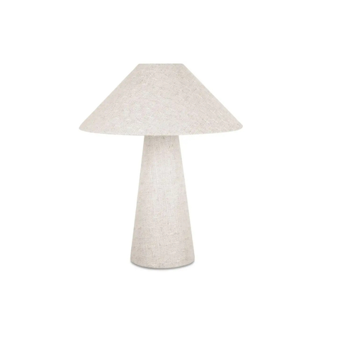 Nori Table Lamp Flecked White