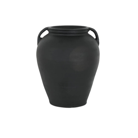 Jovi Vase Black Terracotta