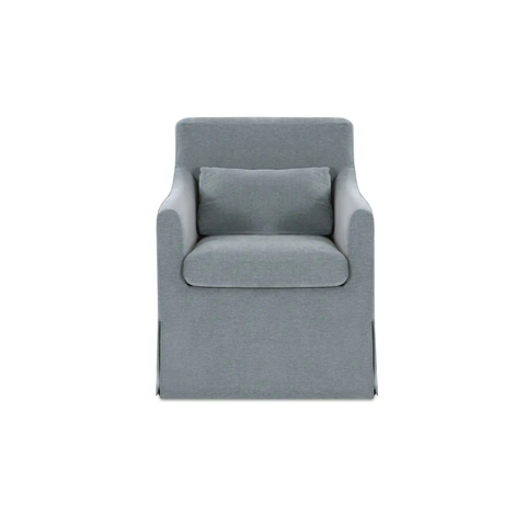 Lydia Slipcover Dining Chair Blue