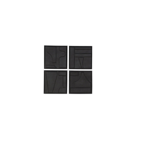 Alva Wall Sculpture-Set Of 4