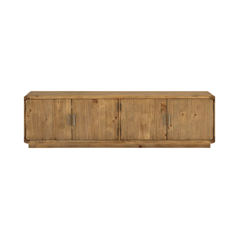 Monterey Media Cabinet Rustic Blonde