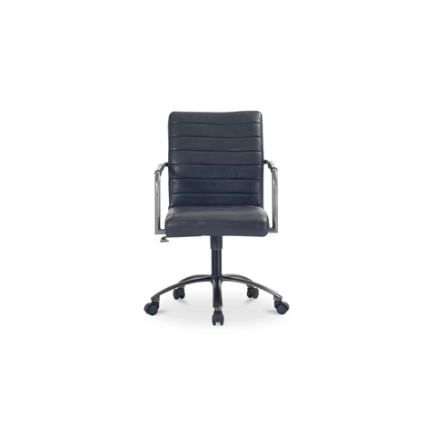 Roy Office Chair Black Leather