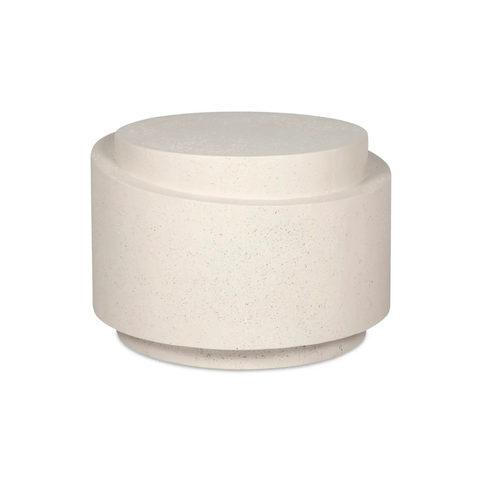 Cosmo Outdoor Accent Table Off White