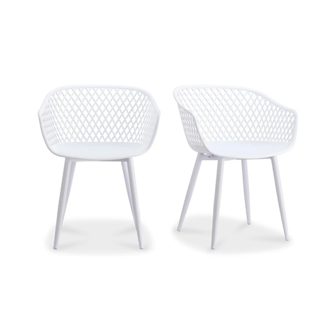 Piazza Outdoor Chair White - Set Of Two