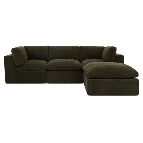 Cates Lounge Modular Sectional Dark Green