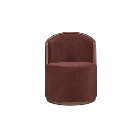 Rossi Swivel Dining Chair Berry