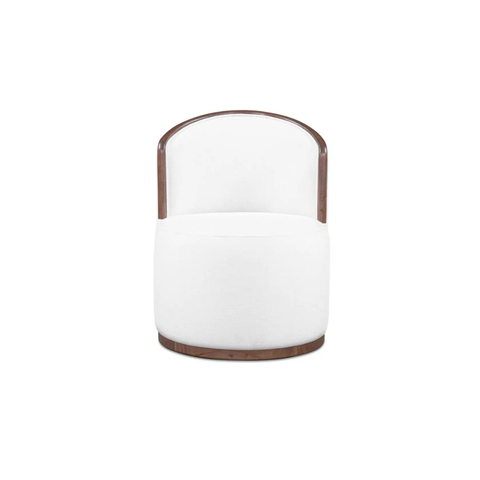 Rossi Swivel Dining Chair Cream