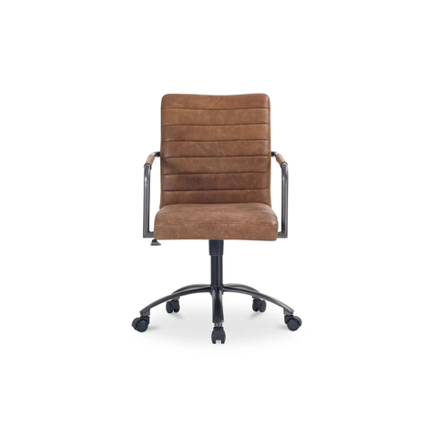 Roy Office Chair Open Road Brown Leather
