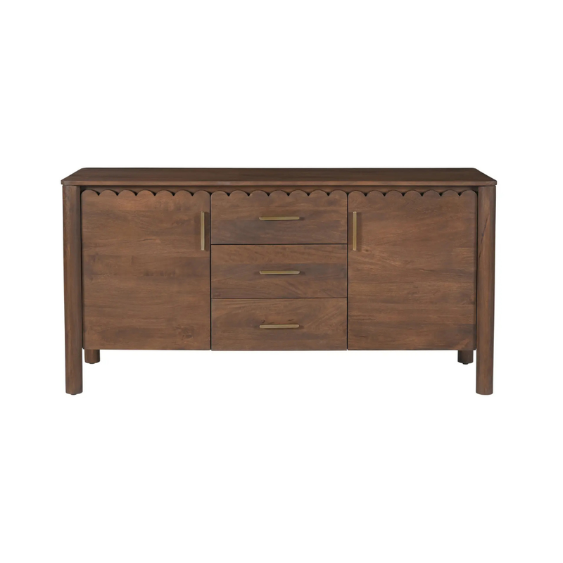 Wiley 3 Drawer Sideboard Vintage Brown