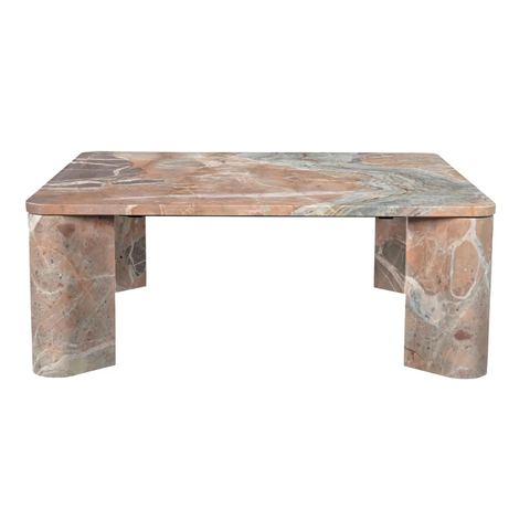 Segment Coffee Table Orange Levante Marble