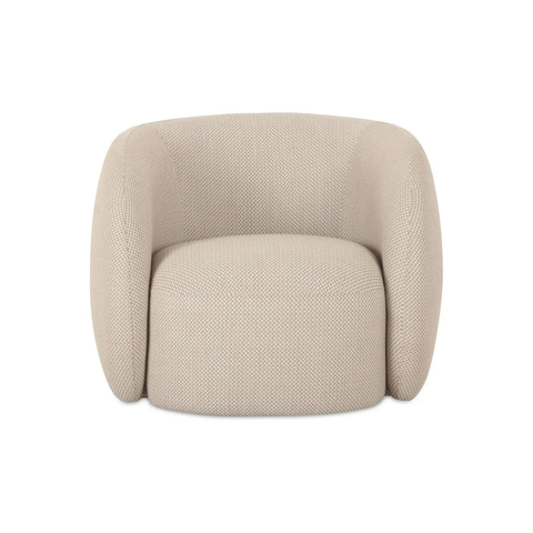 Rae Outdoor Accent Chair Beige Check
