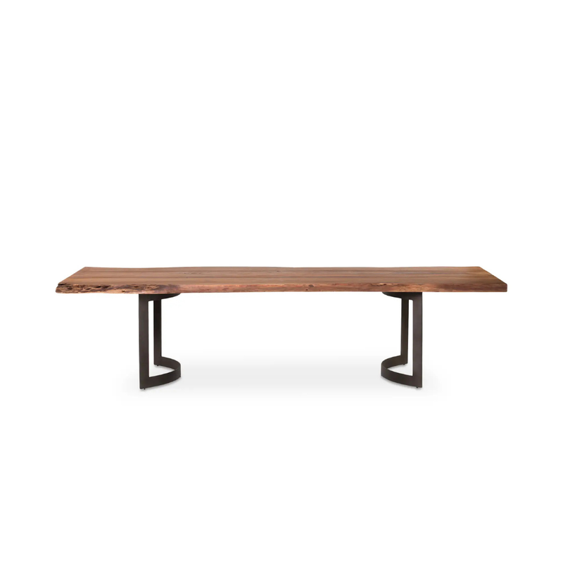 Bent Dining Table Large Brown