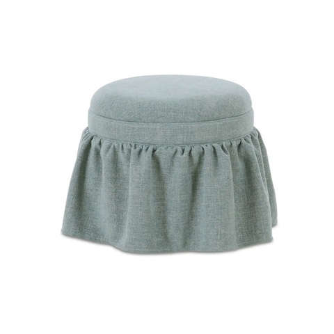 Heidi Storage Ottoman Light Blue