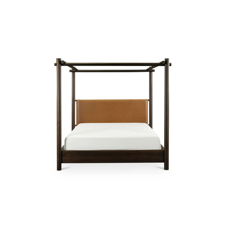 Devin Bed Queen Brown