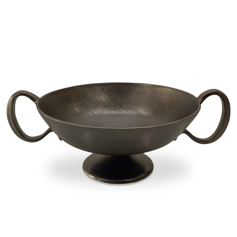 Floris Decorative Bowl Antique Brass Cast Aluminum
