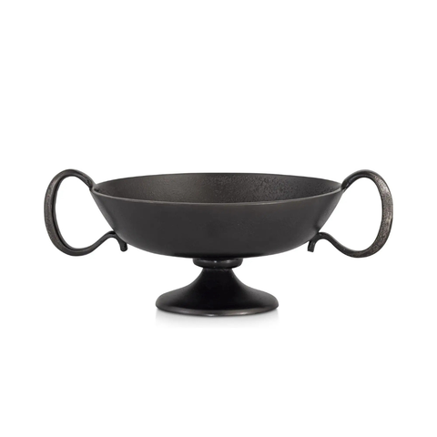Floris Decorative Bowl Black Cast Aluminum